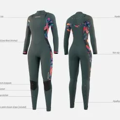 Mystic Dazzled Fullsuit 5/3mm Double Fzip Women