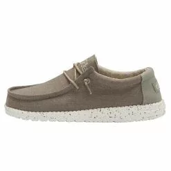 Hey Dude Wally Chambray - Sepia Brown All Footwear