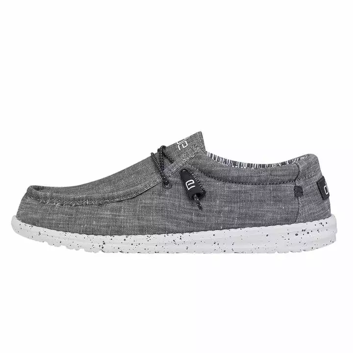 Hey Dude Wally Chambray - Castlerock All Footwear