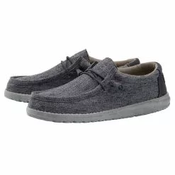 Hey Dude Wally Woven - Carbon All Footwear