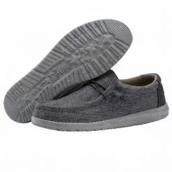 Hey Dude Wally Woven - Carbon All Footwear