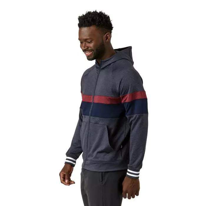 Cotopaxi Bandera Full-Zip Hoodie - Men's Graphite Stripes