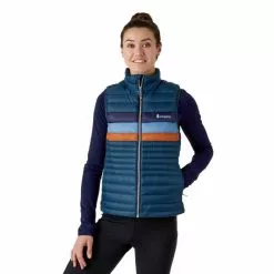 Cotopaxi Fuego Down Vest - Women's Indigo Stripes
