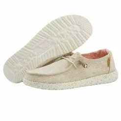 Hey Dude All Footwear Wendy Chambray - White Nut