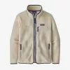 Patagonia Jackets Women's Retro Pile Fleece Marsupial - Natural