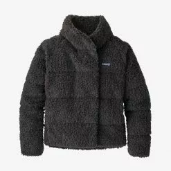 Patagonia Women's Recycled High Pile Fleece Down Jacket - Ink Black