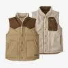 Patagonia Men's Reversible Bivy Down Vest - Classic Tan