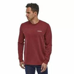 Patagonia Men's Long-Sleeved P-6 Logo Responsibili-Tee®