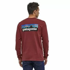 Patagonia Men's Long-Sleeved P-6 Logo Responsibili-Tee®