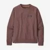 Patagonia Women's P-6 Label Organic Crew Sweatshirt - Dusky Brown