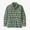 Patagonia Men's Long-Sleeved Fjord Flannel Shirt - Independence: Forge Grey