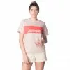 Santa Cruz Track Strips S/S Relaxed Crop T-Shirt Lotus Women's