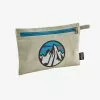 Patagonia Accessories Zippered Pouch - Fitz Roy Scope Icon: Bleached Stone