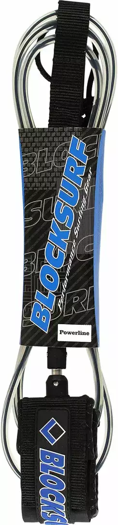 Block Surf - Powerline - Ultra Surf Leash 6 Ft - 8 Ft