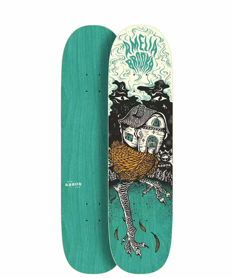 Arbor Amelia 8.25 Baba Yaga Deck Componets