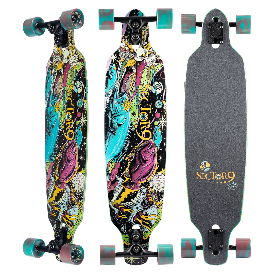 Longboard Completes Fractal Battle Sector 9 Longboard Complete