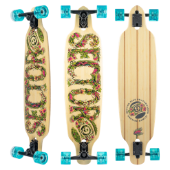 Longboard Completes Fractal Floral Sector 9 Longboard Complete