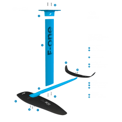 F-one Kite Surf IC6 950 V.3 Kite Foil