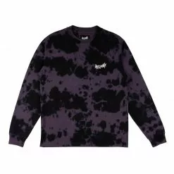 Welcome INKBLOT TIE-DYED LONG SLEEVE KNIT - NIGHTSHADE
