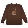 TOA THEORIES ISHTAR LONGSLEEVE TEE - CHOCOLATE Men's