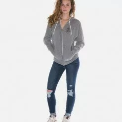 Jetty Women's Ballast Zippy- Heather Grey