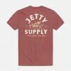 Jetty Men's Sharpnose Tee - Rust