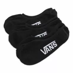 Vans Accessories CLASSIC SUPER NO SHOW SOCKS 3 PACK - Black