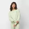 Vans WATER WASH CROPPED PULLOVER CREW FLEECE - CELADON GREEN