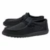 Hey Dude Wally Sox Funk - Jet Black All Footwear