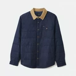 Brixton Men's Cass Jacket - Rinsed Denim