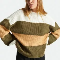 Brixton Madero Sweater - Military Olive