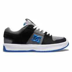 DC Shoes All Footwear MEN'S LYNX ZERO SKATE SHOES - BLACK/ GREY/ BLUE