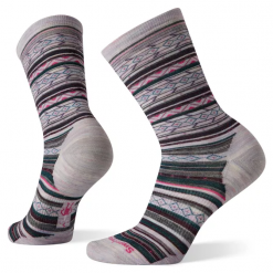 Smartwool Accessories Women's Everyday Zig Zag Valley Crew Socks - Purple Eclipse