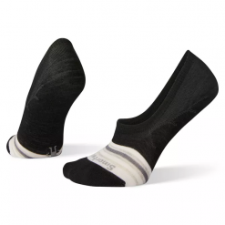 Smartwool Women's Everyday Sneaker Striped No Show Socks - Black Accessories