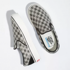 Vans HEMP BLUR CHECKER SLIP-ON PLATFORM SF