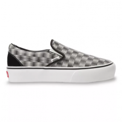 Vans HEMP BLUR CHECKER SLIP-ON PLATFORM SF