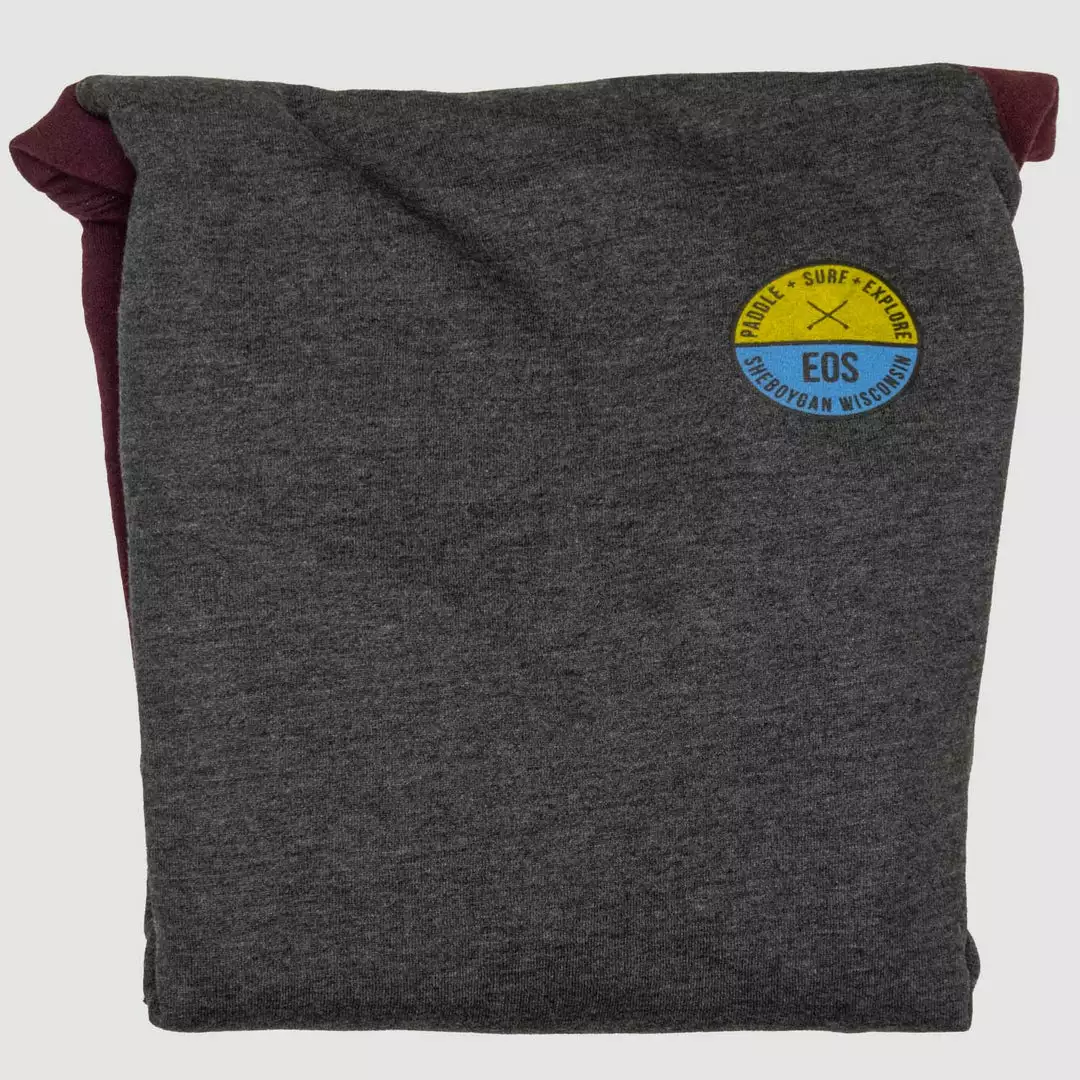 Eos Surf Shop Circle Logo Raglan Hoodie