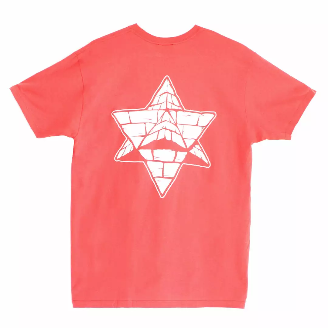 Pyramid Country Men's Glogo Tee - Coral