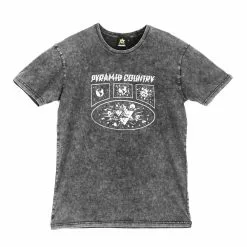 Pyramid Country Breakthrough Tee - Stonewash Black Men's