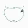 Pura Vida Hammered Wave Silver Charm Bracelet Accessories