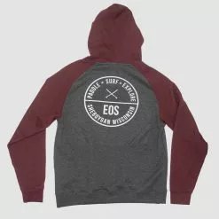 Eos Surf Shop Circle Logo Raglan Hoodie