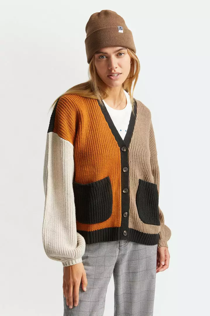 Brixton Without You Cardigan - Black Women's