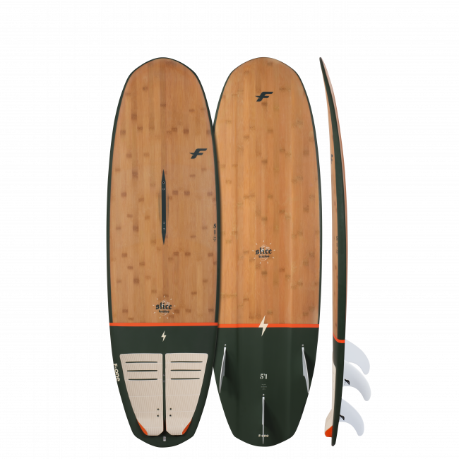 F-One SLICE BAMBOO 5'5 Kite Surfboard