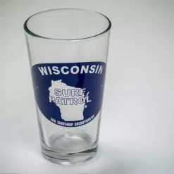 Eos Surf Shop Wisconsin Surf Patrol Pint Glass Accessories