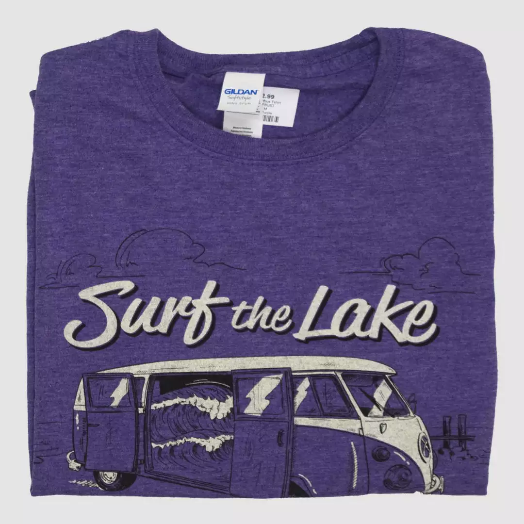 Eos Surf Shop Womens Surf The Lake Shirt- Purple Women's