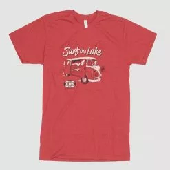 Eos Surf Shop Men's Surf The Lake Shirt - Red