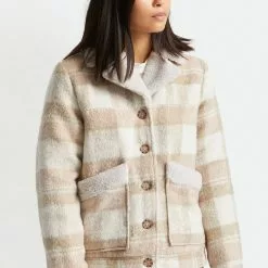 Brixton Women's Nouvelle Coat - Beige CLEARANCE